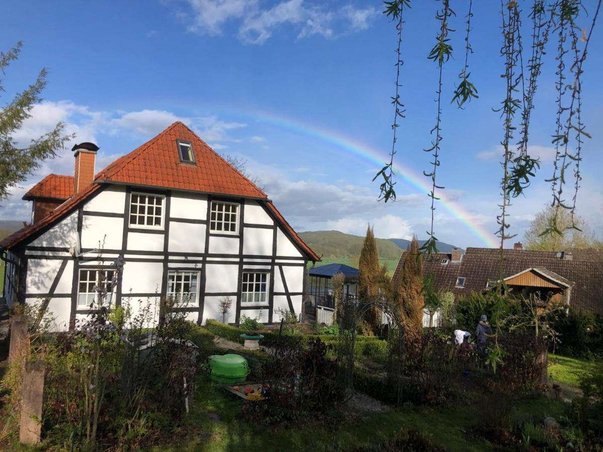 Ferienwohnung Weserblick Polle エクステリア 写真