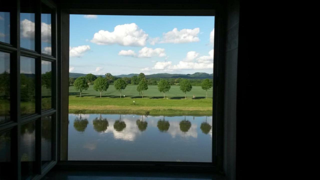 Ferienwohnung Weserblick Polle エクステリア 写真